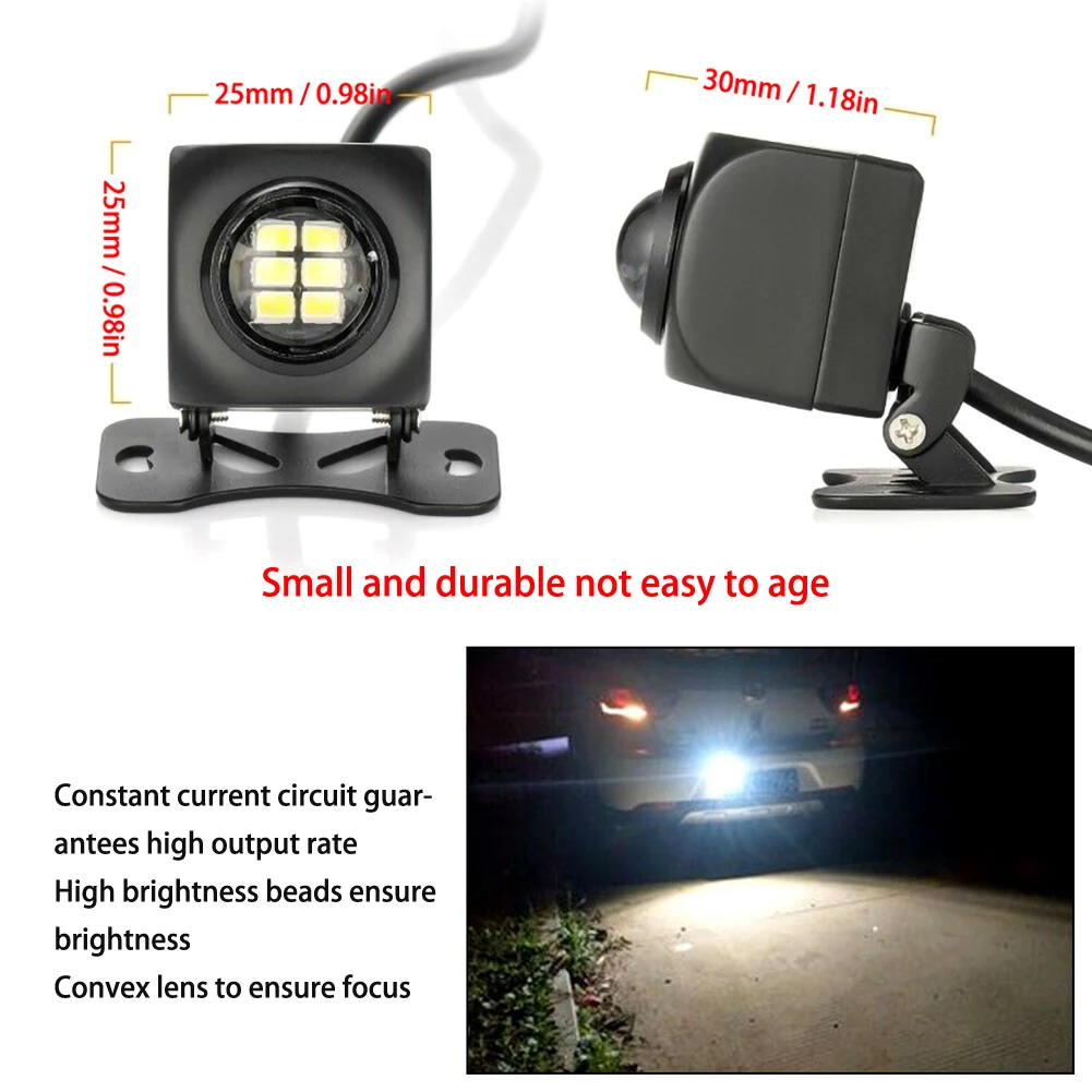 

Car Reverse Light Lamp Reversing Backup Parking Lamp 6500K White Car Accessories