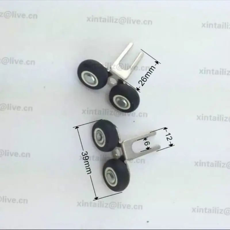 

Free Shipping 8Pcs Cabinet Sliding Door Window Upper Roller Wheel 39Mm Wardrobe Sliding Door Upper Wheel