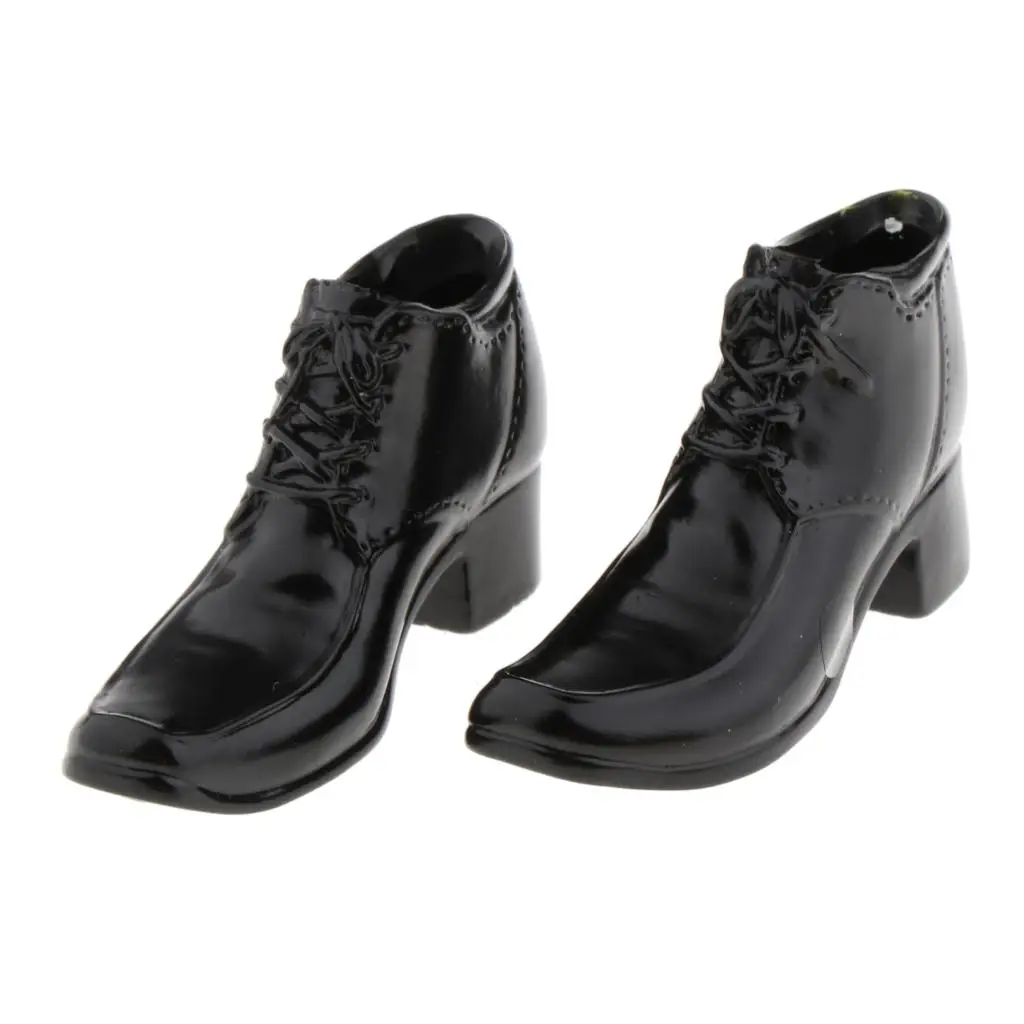 

Custom 6:1 Scale Male Shoes PU Leather Shoes for 1:12 Model Accessories