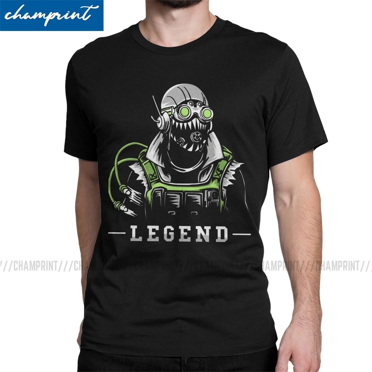 

Octane Apex T-Shirts for Men Apex Legends Pathfinder Bangalore 80s Game Humorous Tee Shirt Short Sleeve T Shirt Gift Clothes