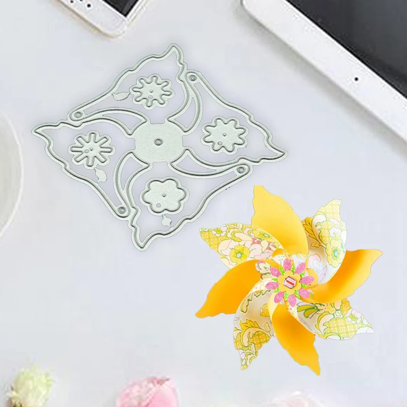 Металлический Трафаретный вырубной штамп Die Cut 3D с изображением деревянной