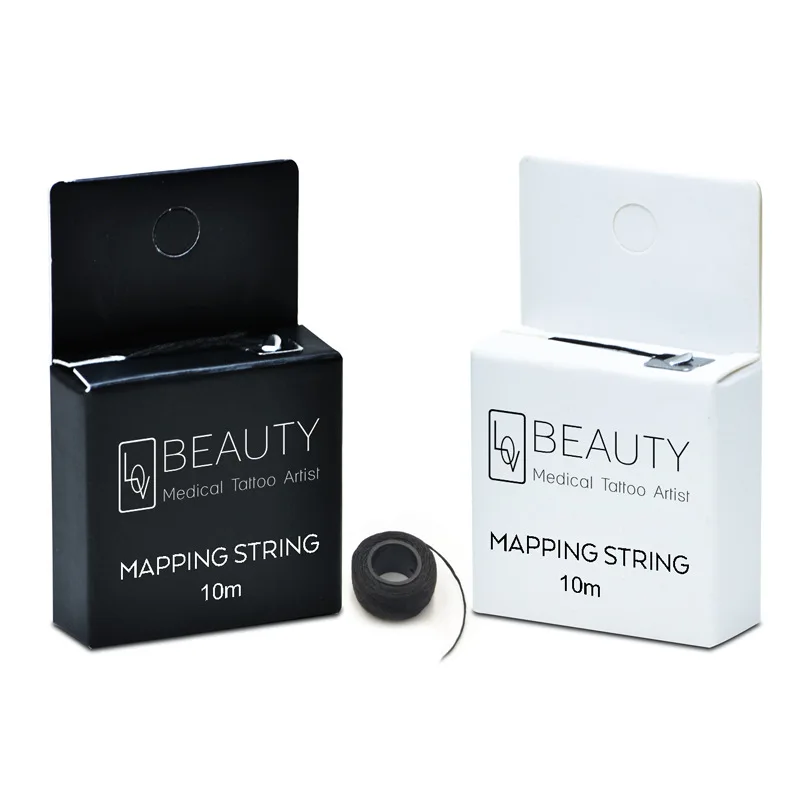 

MAPPING STRING 10m Microblading Pre-Inked 10m Pre Inked Tattoo PMU String For Mapping Eyebrow Marker Thread Tattoo Brows Point