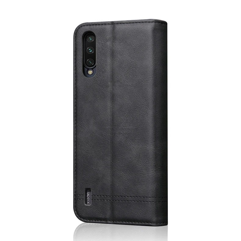 Винтажный кожаный флип-чехол для Xiaomi Mi A3/A3 lite, кошелек, роскошный магнитный штатив для карт, Обложка для книги, повседневный чехол для телефона, Fundas