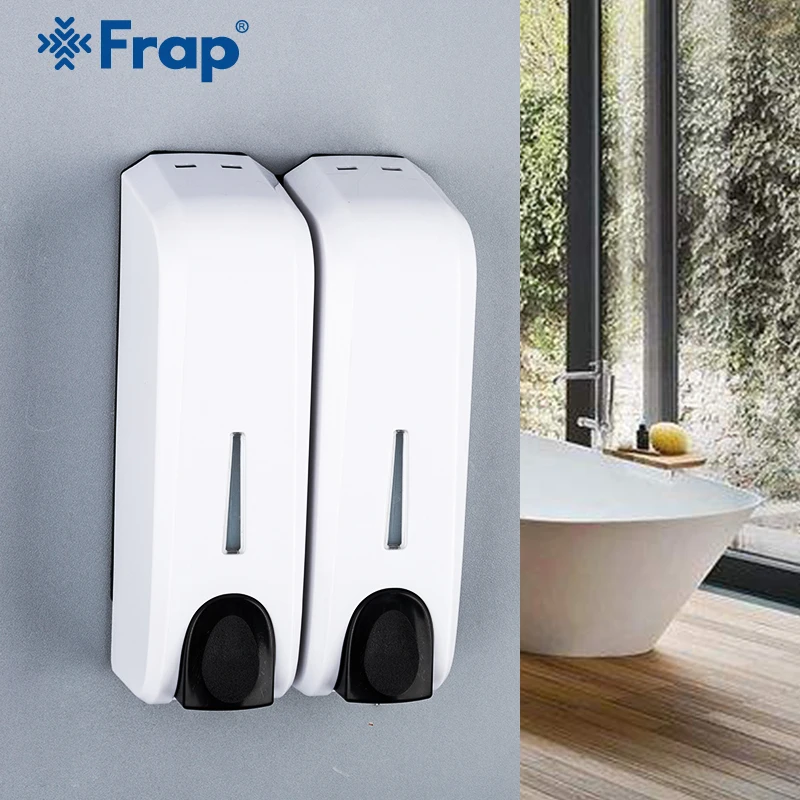 FRAP диспенсер для жидкого мыла Одноручный настенный ванной комнаты белый