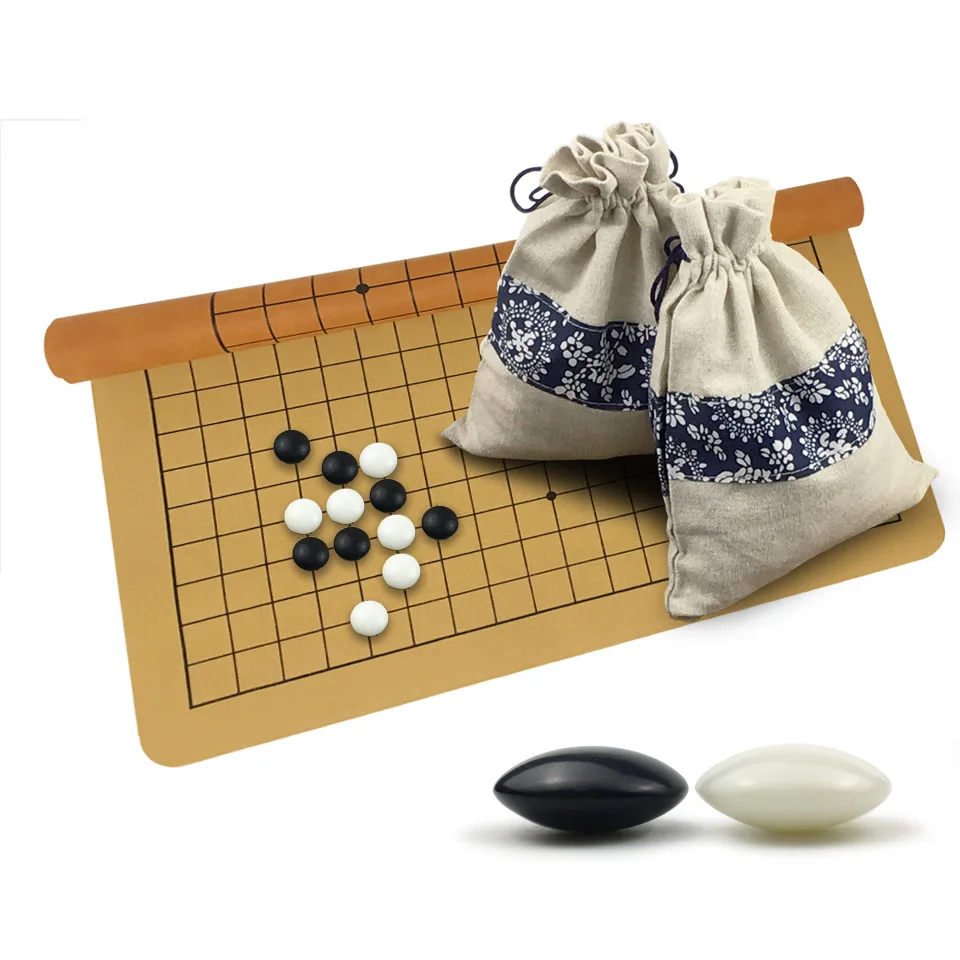 BSTFAMLY Go Chess 19 Road 361 шт./компл. диаметр шахматной доски 2 см тканевая сумка китайская