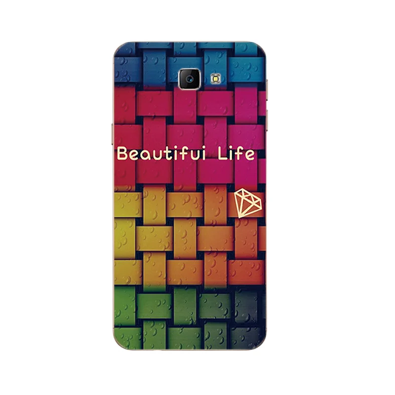 For Samsung Galaxy J5 Prime / ON5 (2016) Phone Case C5 Pro Cover 2015/2016/2017 Shell TPU Fun Geometric Design | Мобильные телефоны