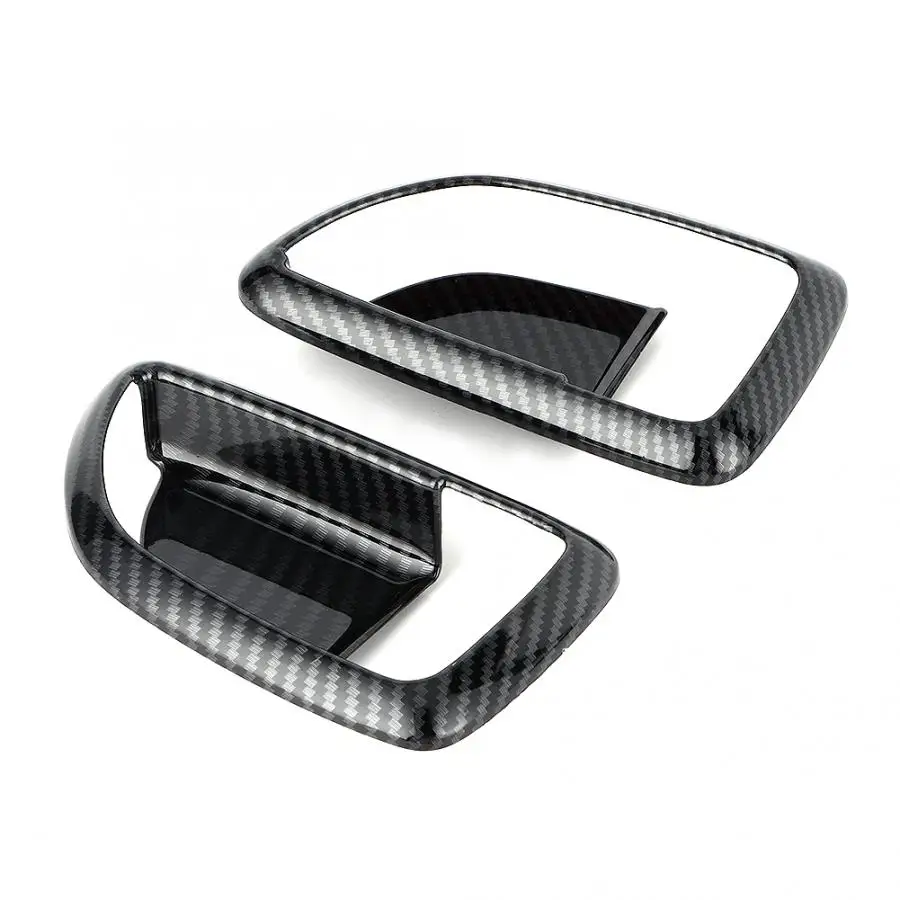 Дверная ручка 2 шт. углеродное волокно внутренняя отделка дверной ручки подходит