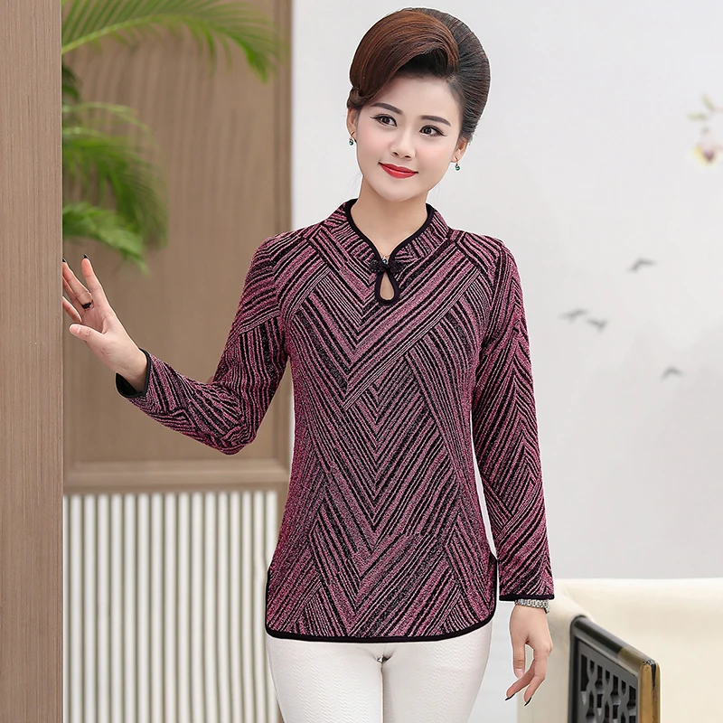 Женская Полосатая футболка с длинным рукавом новинка весны 2020 Женский верх