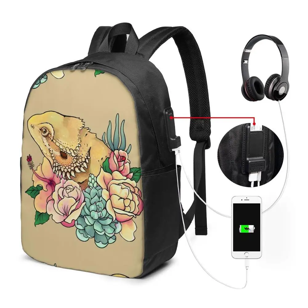 

Lizard Backpack Lizard Backpacks Man - Woman Trend Bag University High quality Multi Function Teenage Bags