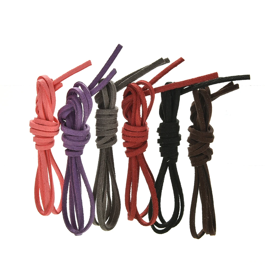 Новинка 11 цветов 3 мм 1 м плоская искусственная замша корейский бархат кожа шнур