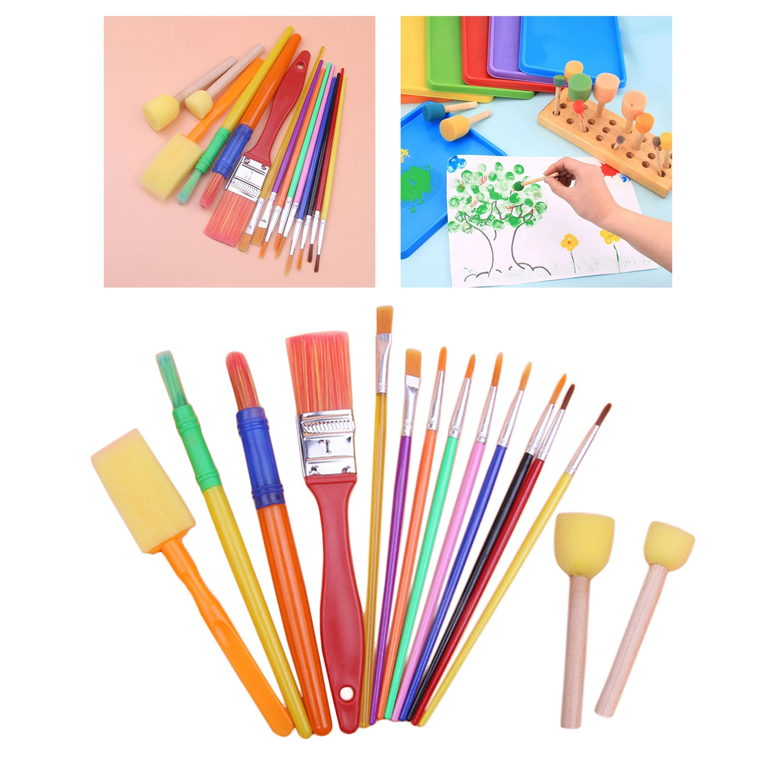 

Artist Paint Brushes Paintings Kindergarten Graffiti Drawing for Kid's Gift