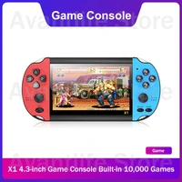 x1 game console for psp 4 3 inch game console nostalgic classic dual shake game console 8g built in 10000 games dvd grade video