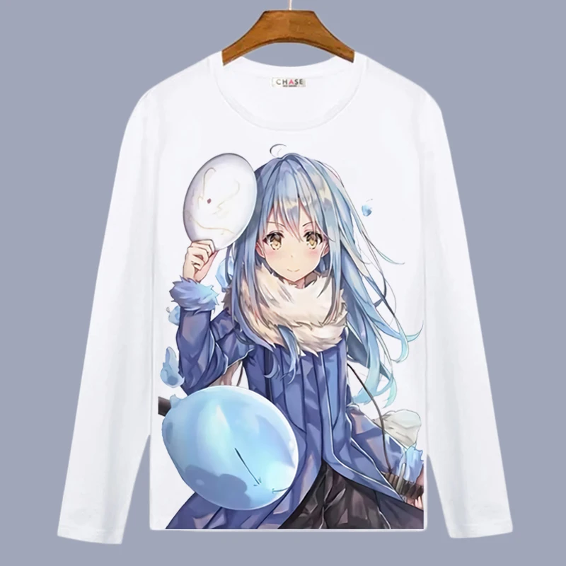 Футболка для косплея That Time I Got Reincarnated as a Slime Rimuru Tempest мужчин/женщин на весну осень