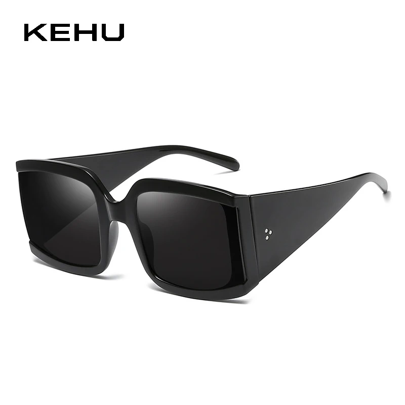 KEHU люксовый бренд квадратные солнцезащитные очки для женщин легкие оправа улицы