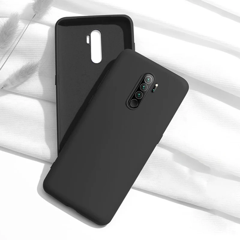 Жидкий силиконовый чехол KEYSION для Xiaomi Redmi Note 8 Pro противоударный бампер мягкая