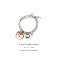 2021 romantic 2pcspair magnet couple cartoon bracelet ball hand men and for womens party gift friendship charms fashion jewelry