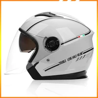 dual lens racing motorcycle helmet four seasons half helmet kart scooter van