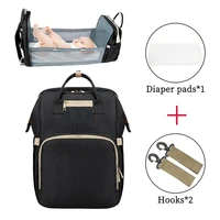baby diaper bag bed backpack for mom maternity bag for stroller nappy bag large capacity nursing bag for baby care upgrade hooks