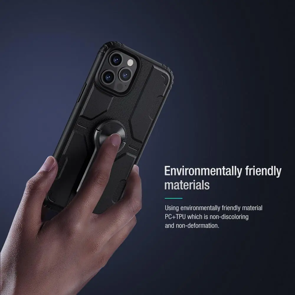 nillkin case for iphone 12 pro max for iphone 12 6 1 with ring stand case camera protection slide cover for iphone 12 mini free global shipping