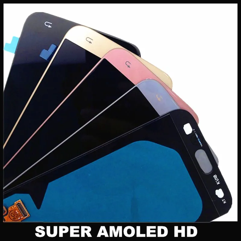 Регулируйте яркость жк экрана для Samsung Galaxy J5 2017 j530 J530F J530M AMOLED LCDs Дисплей сенсорный