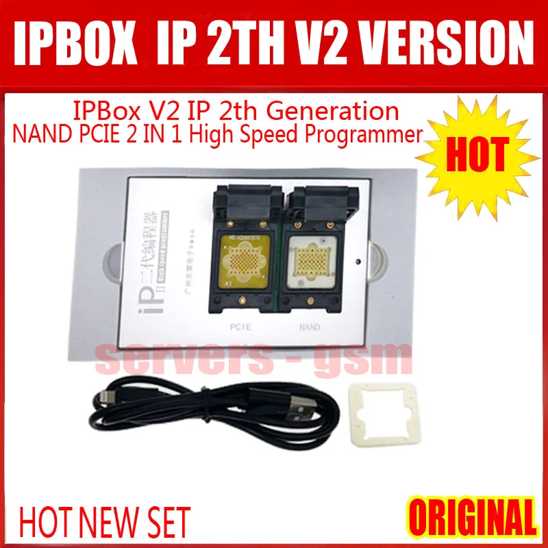Новинка 2020 высокоскоростной программатор IPBox V2 IP 2 го поколения NAND PCIE в 1 для iPhone