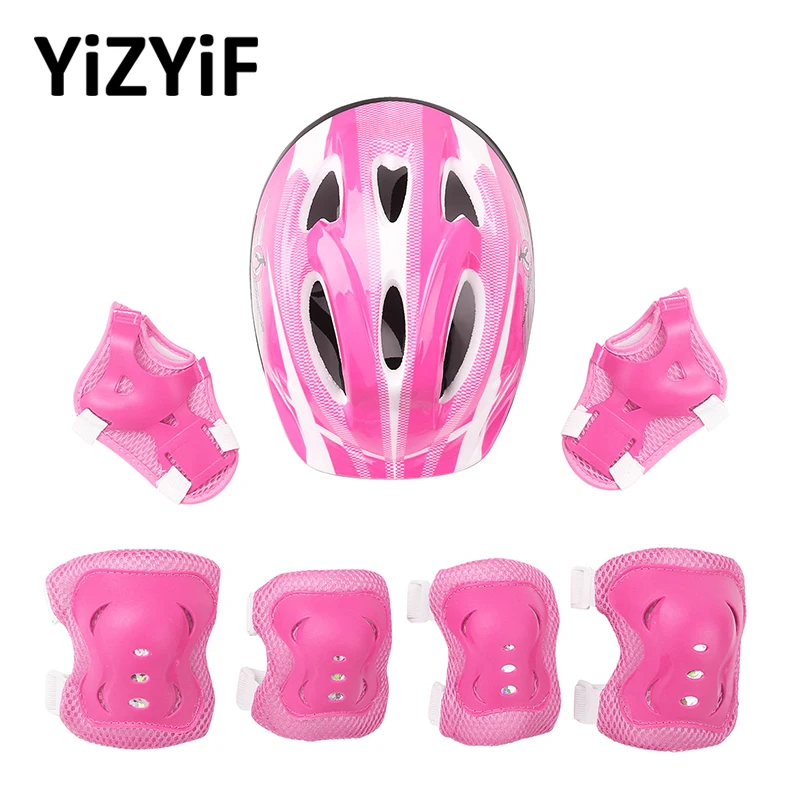 

Шлем детский регулируемый, с налокотниками колени запястье, 7 шт.