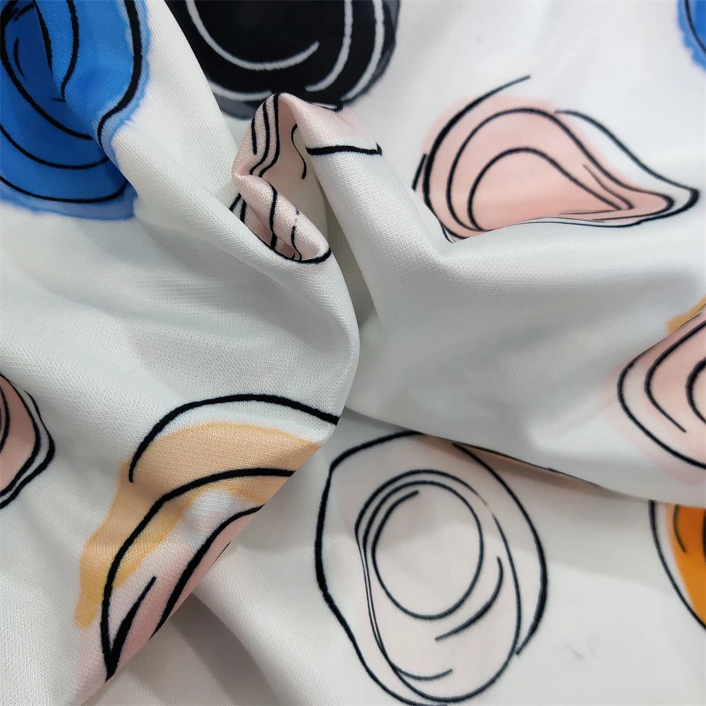 

Women Dress Slim Modest Female Large Size Printed Dresses Short Sleeve Bodycon Pencil Elegant Office Lady Classy