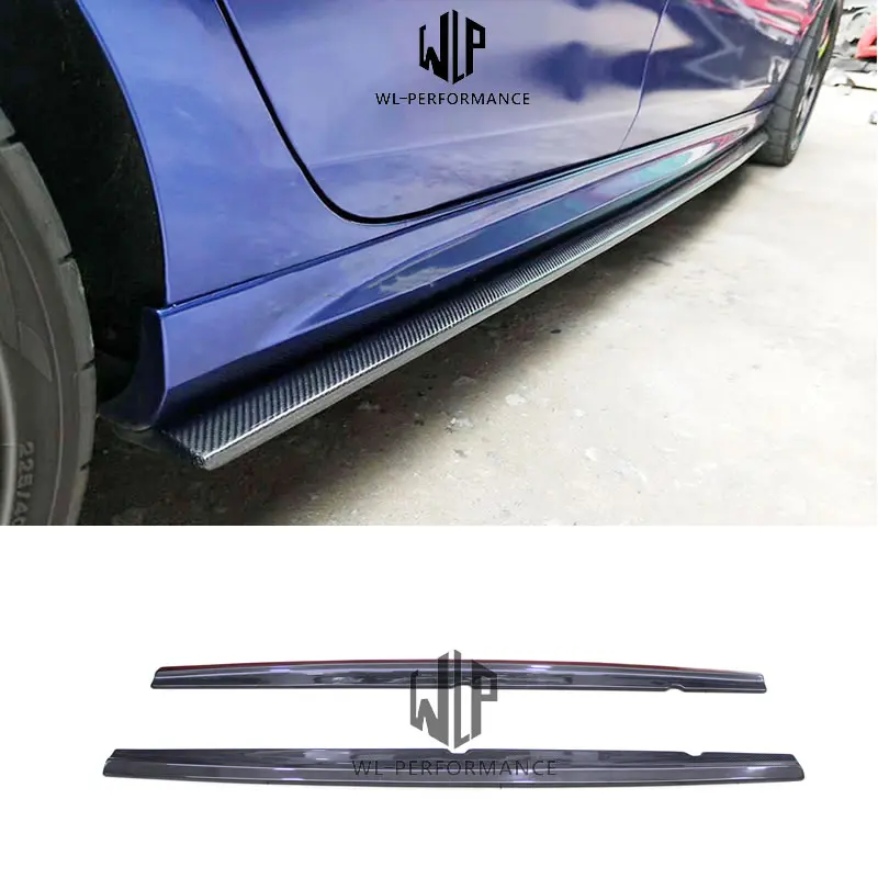 VW Golf 6 Высококачественная боковая юбка из углеродного волокна автомобильный