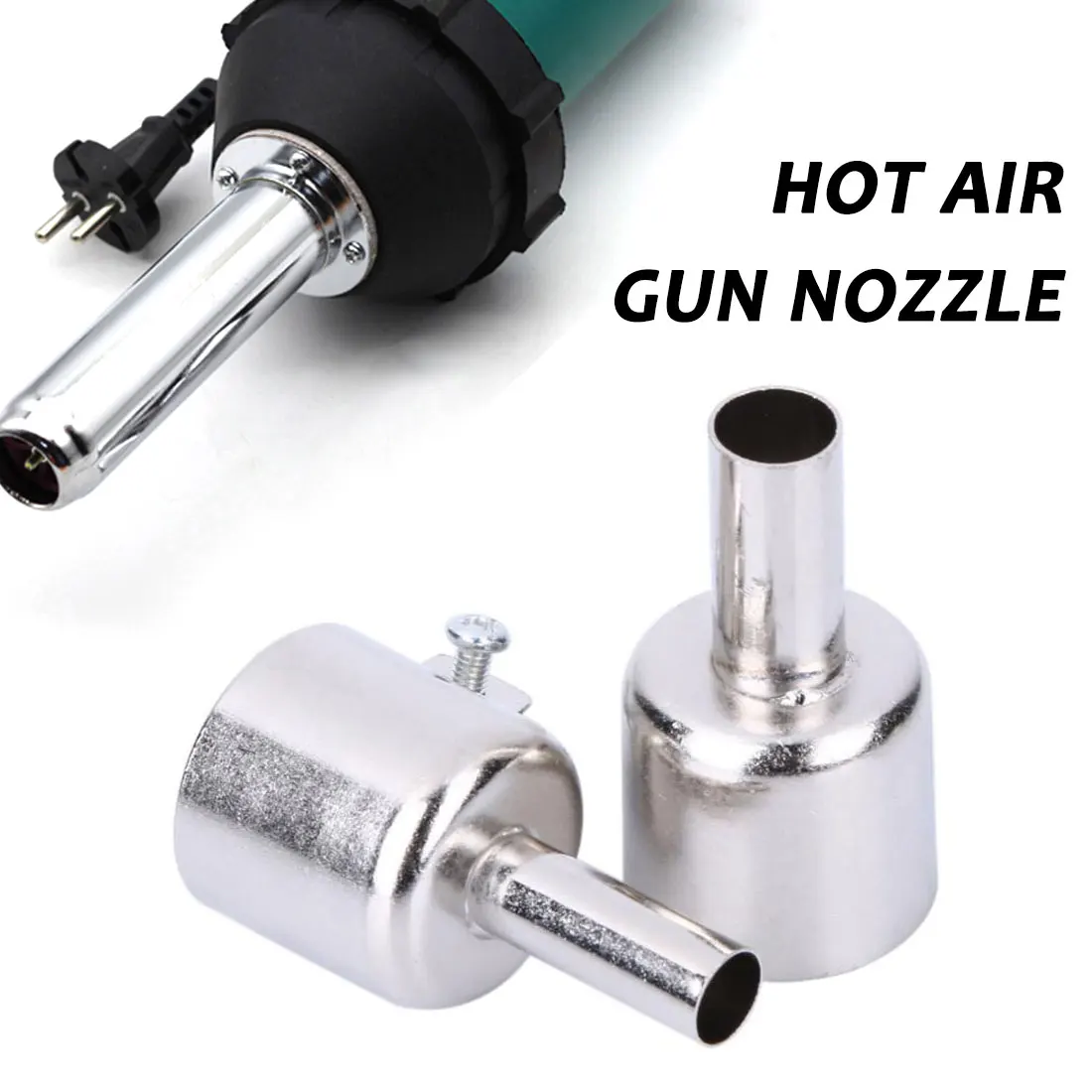 

2021 1PCS Welding nozzle for hot air gun stainless steel Different sizes nozzles for 8858 8898 858D8908 Multifunction use nozzle