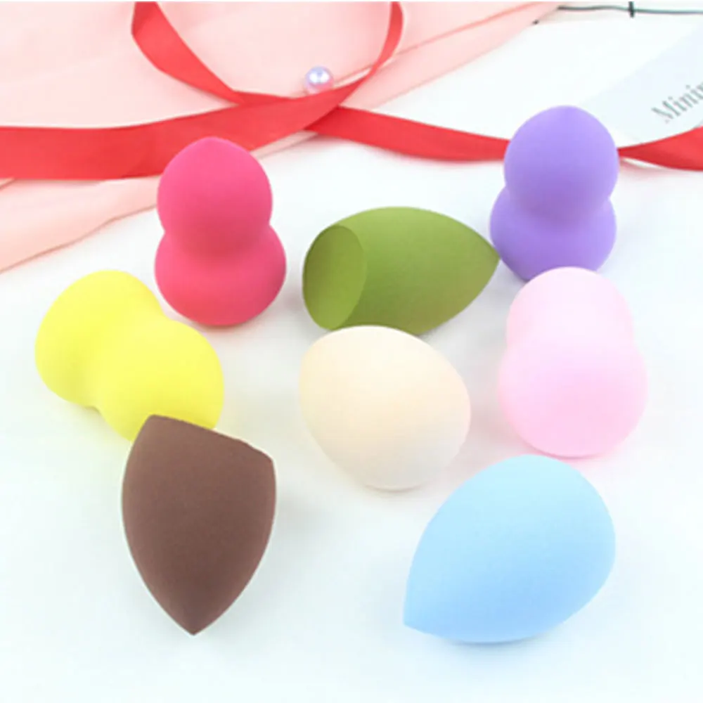 Красота Макияж яйцо Тыква спонж для нанесения пудры слоеные капли воды хлопок