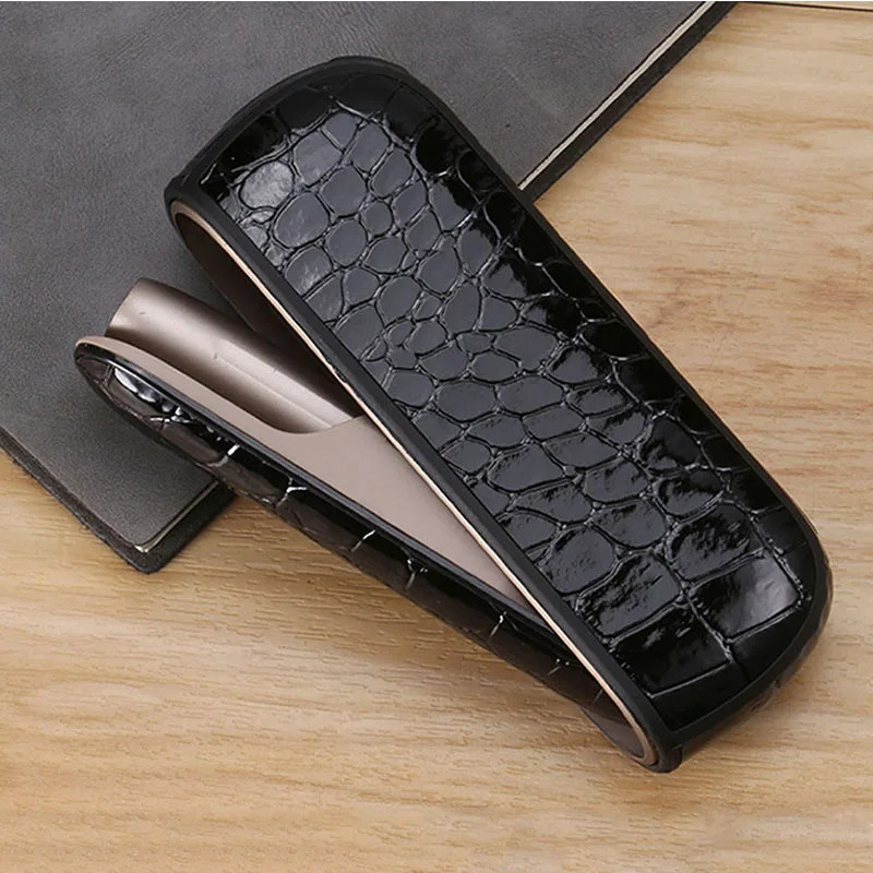 Боковой Чехол JINXINGCHENG с крокодиловым рисунком для iqos 3 0 + чехол duo кожаный