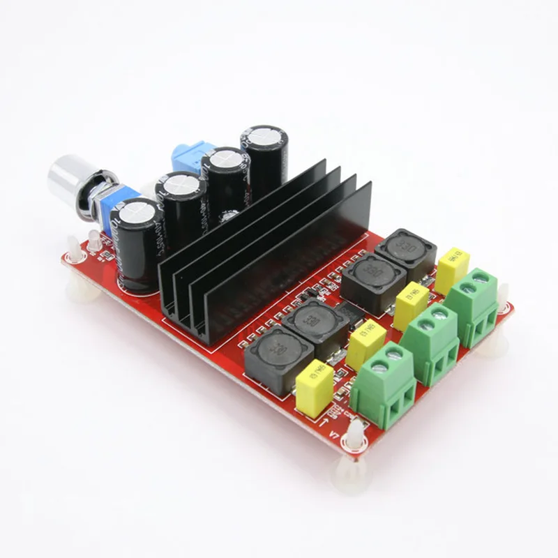Плата цифрового усилителя высокой мощности TDA3116D2 двухканальная звука 12-24 В 100Wx2 |