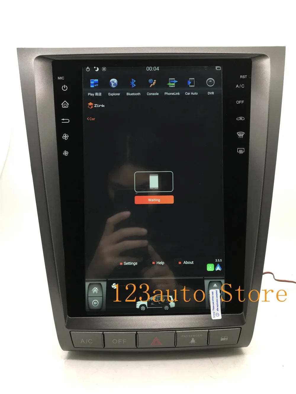 12,1 ''вертикальный Tesla стиль Android 8,1 автомобильный DVD gps плеер для lexus GS GS300 GS350 GS450 GS460 2004-2011 ips HDMI PX6