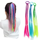 Детский парик для девочек, цветная резинка для волос в Корейском стиле, детская бабочка