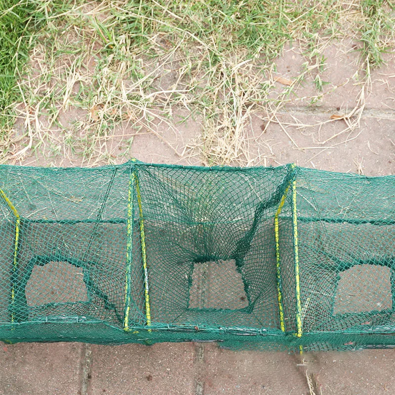 3 7 м усиленная рыболовная сеть клетка для креветок ловушка портативная складная