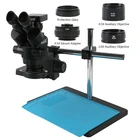 Тринокулярный стереомикроскоп с постоянным увеличением 1080-90 раз, 144 P, 34 МП, HDMI, USB, TF