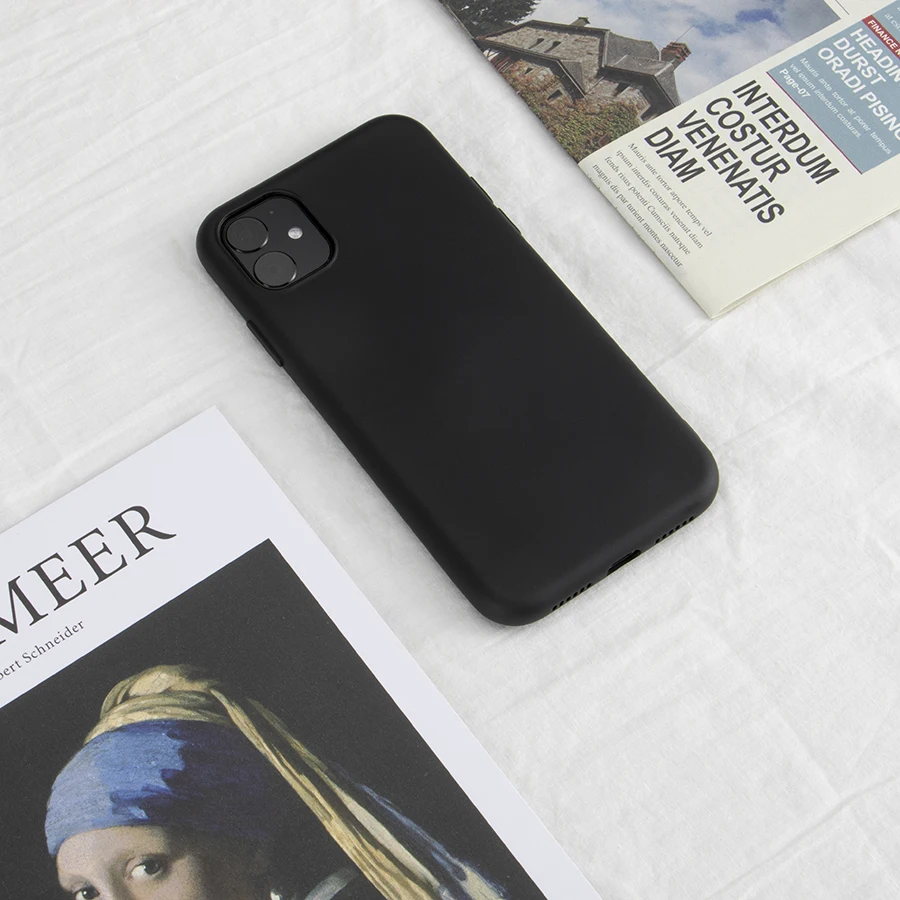 QMXD, жидкий силиконовый чехол для iPhone 11 Pro Max XS XR X 6 7 8, мягкий чехол для iPhone X, мягкая задняя крышка для сотового телефона