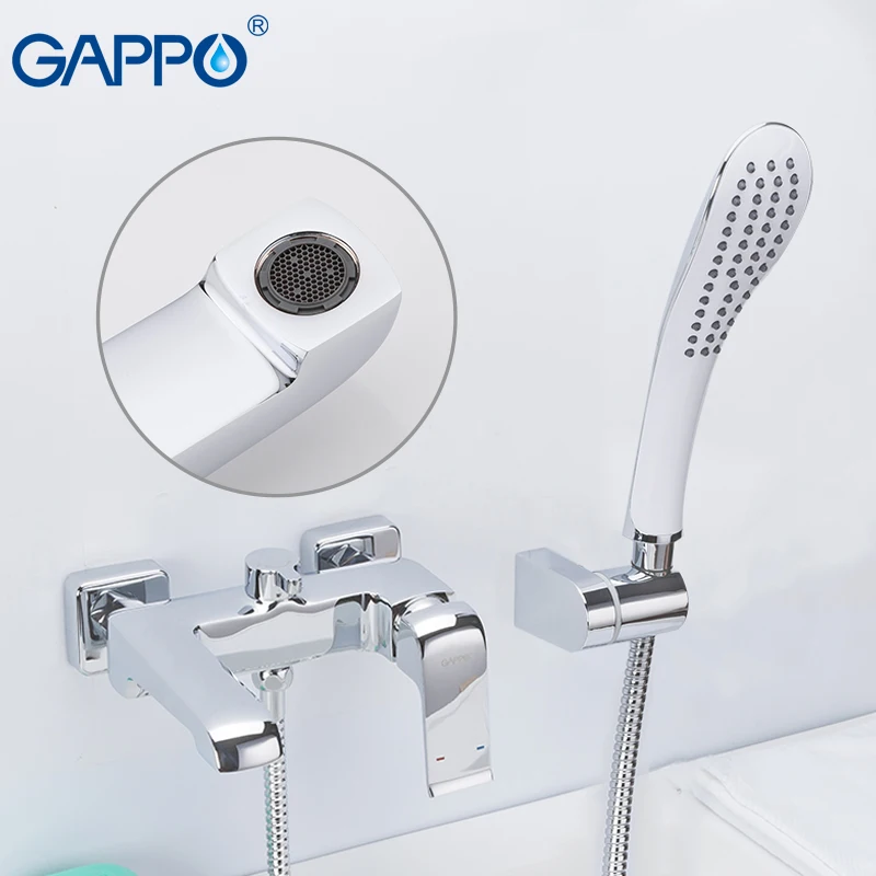 GAPPO смеситель для ванны, дождя, душа, кран для раковины в ванной, настенный кран для ванной, смеситель для ванны, смеситель для воды, кран для раковины, Душевая система