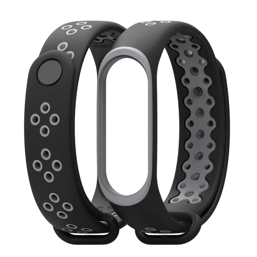 Для Xiaomi Mi Band 3/4 сменный силиконовый спортивный браслет для женщин и мужчин умные