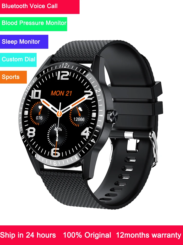 

2020 Smart Watch Men Full Circle Bluetooth Call Customize Dial Sports Health Monitoring Waterproof Smart Bracelet