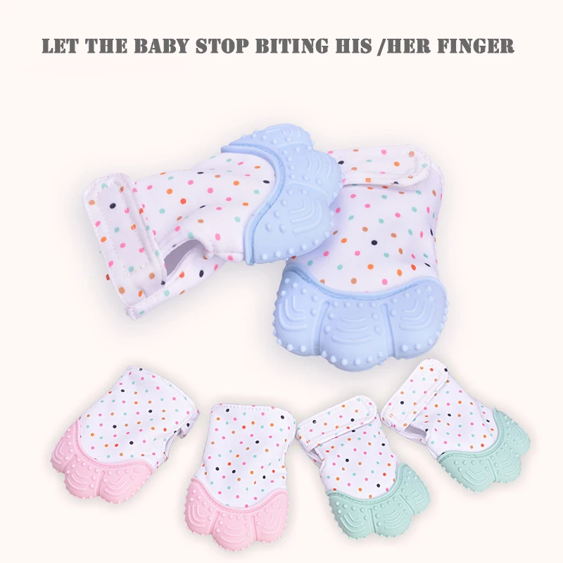 Детские перчатки зубной гель силиконовые детские молярные звуковые игрушки уход