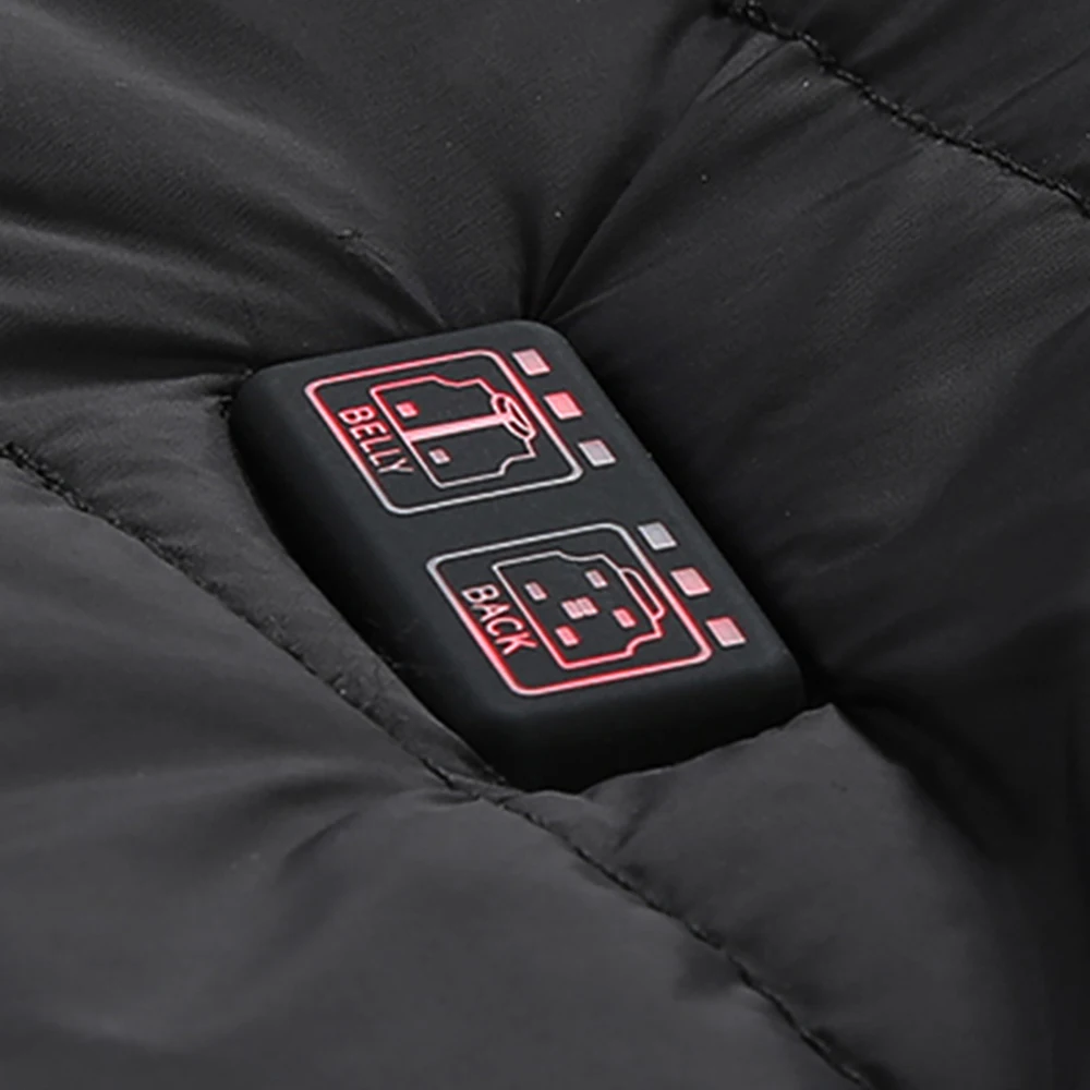 Жилет уличный с инфракрасным USB-подогревом для мужчин и женщин зимняя безрукавка