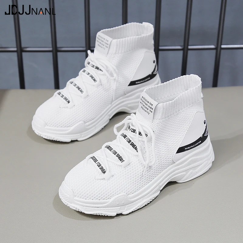 Размер 44 сетчатый Носок женская обувь для бега спортивная до лодыжки новинка 2019