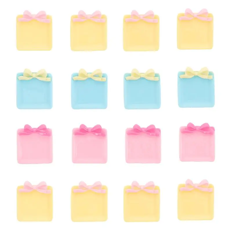 

30Pcs Simulation Mini Dinner Plates DIY Resin Dish Mini House Tableware Models