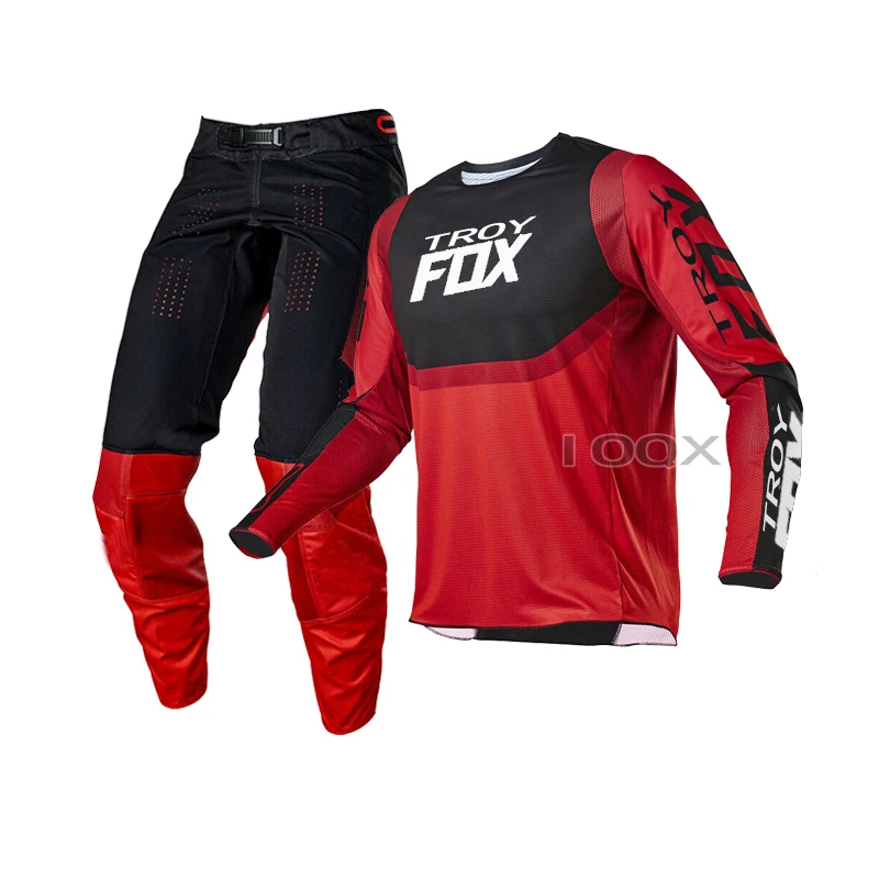 

Hot Sale! 2021 Tory Fox MX/ATV Racing 360 Voke Jersey & Pant Combo Yellow UTV DH MTB Motocross Dirt Bike Gear Set