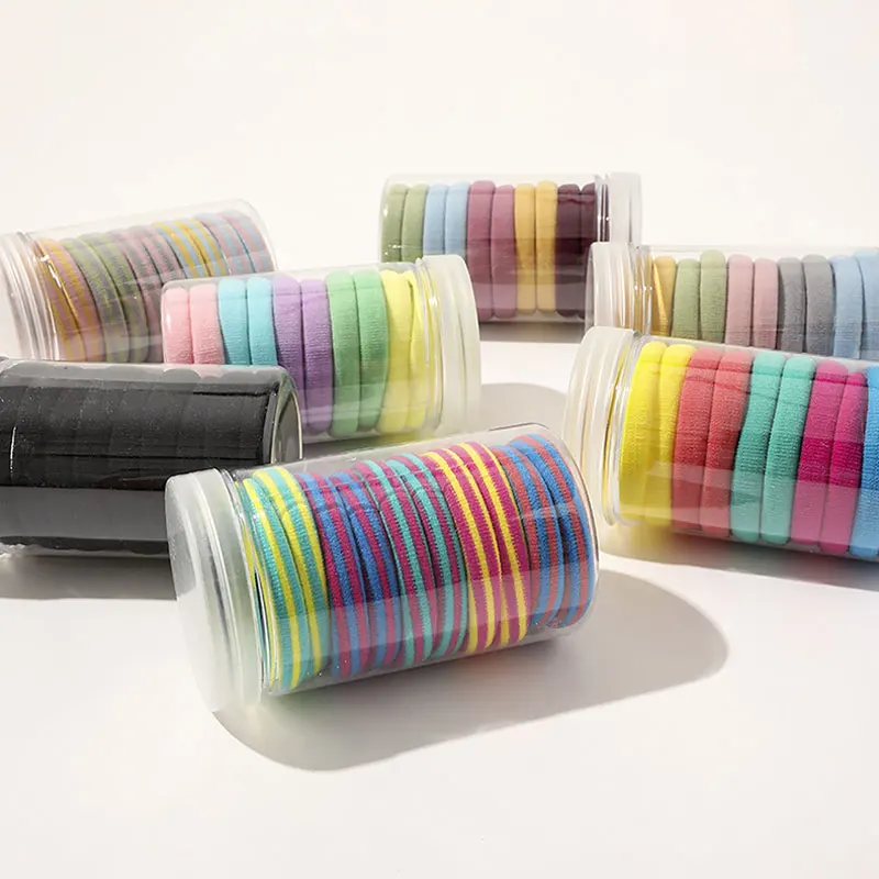 10 шт./компл. высокоэластичные резинки для волос женщин и девушек резинка хвоста