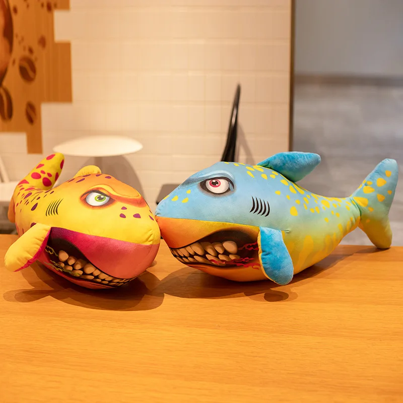 Акула плюшевые детские игрушки реалистичные успокаивающие мягкие животные для