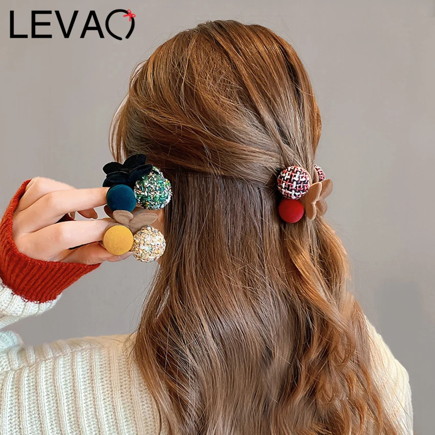

LEVAO/заколка для волос ярких цветов с бабочкой для девочек; Милый головной убор; Модные заколки с гусиными лапами; Маленькие заколки для волос...
