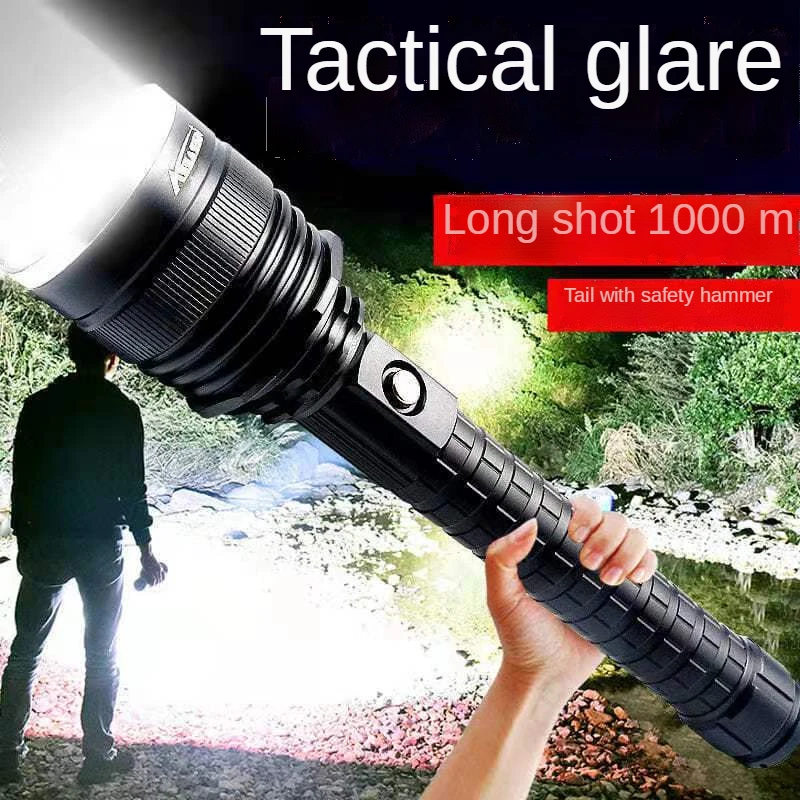 

Мощный светодиодный фонарик 2021, взрывозащищенный и полевой светильник для самозащиты, перезаряжаемый сверхъяркий светильник для грыжи дал...