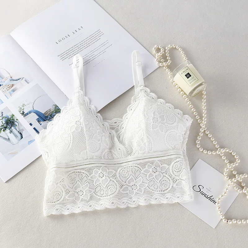 Женский беспроводной бюстгальтер без косточек с глубоким v-образным вырезом